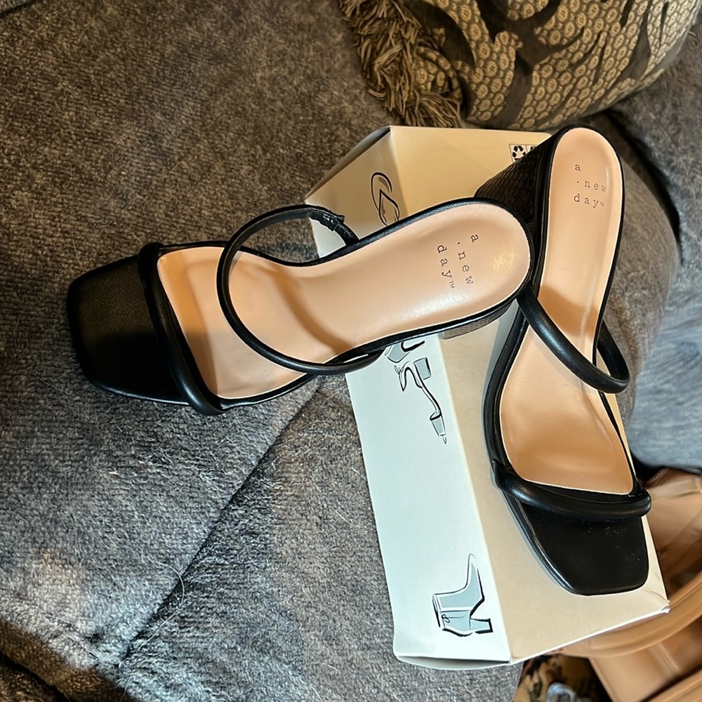 Cris heels worn once
